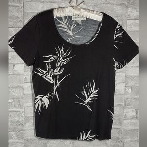 Pineapple Moon Rayon Stretch Knit Tee Shirt